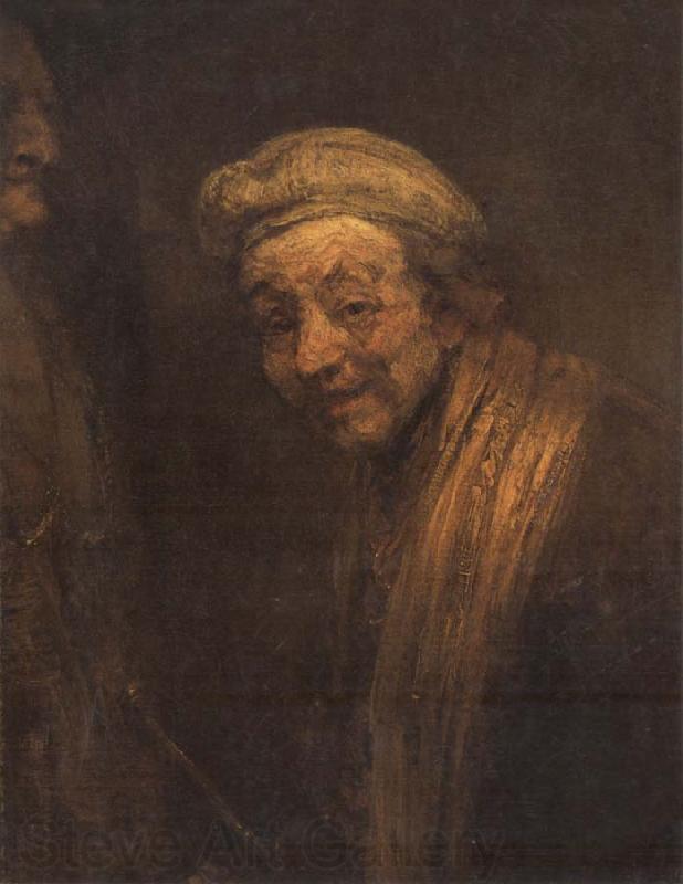 REMBRANDT Harmenszoon van Rijn Self-Portrait as Zeuxis Norge oil painting art